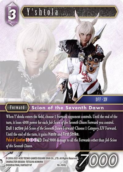 Yshtola 16-100L Emissaries of Light Final Fantasy card
