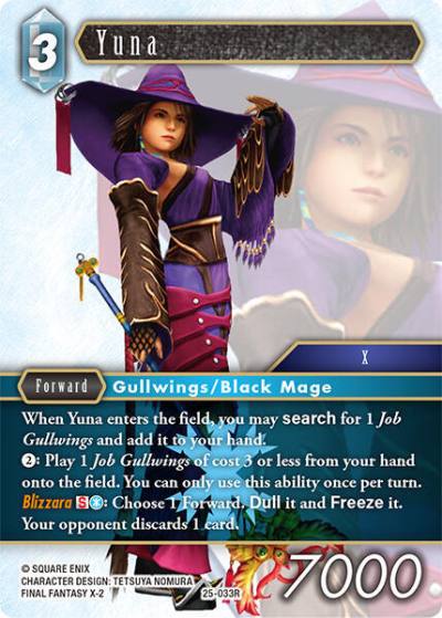 Yuna 25-033R Tears of the Planet Final Fantasy card