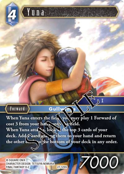 Yuna 27-129S Starter Set 2025 Final Fantasy card