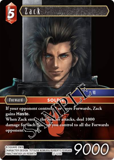 Zack 27-123S Starter Set 2025 Final Fantasy card