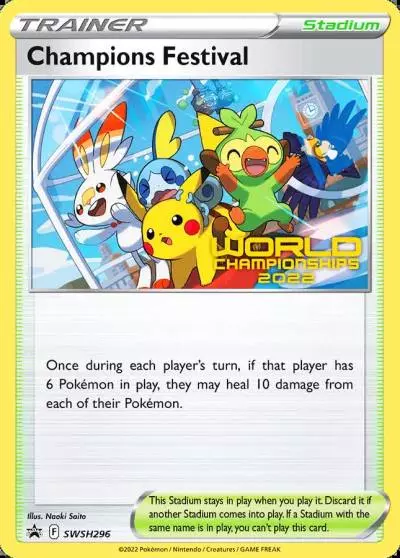 Champions Festival SWSH296/307 SWSH Black Star Promos Pokemon card