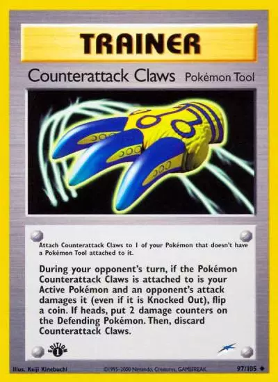 Counterattack Claws 97/105 Neo Destiny Pokemon card