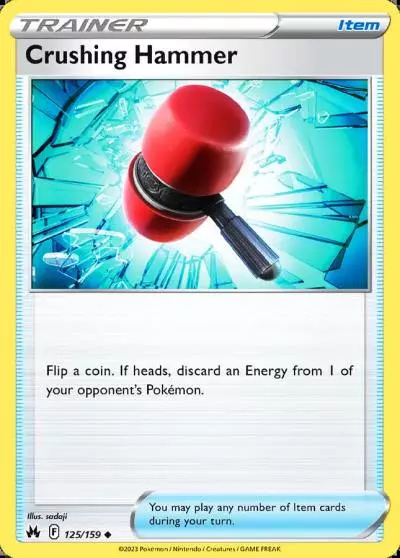 Crushing Hammer 125/159 Crown Zenith Pokemon card