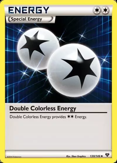 Double Colorless Energy 130/146 XY Pokemon card