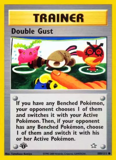 Double Gust 100/111 Neo Genesis Pokemon card