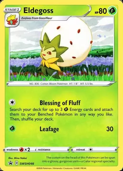 Eldegoss SWSH046/307 SWSH Black Star Promos Pokemon card