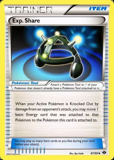 Exp. Share 87/99 Next Destinies Pokemon card