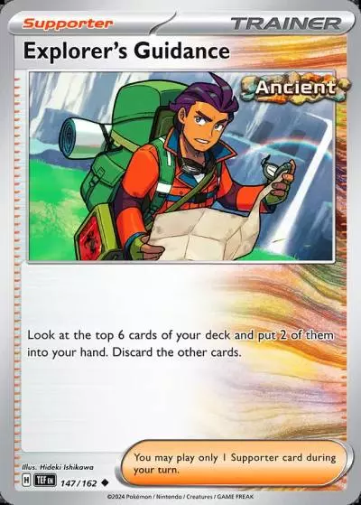 Explorer's Guidance 147/162 Temporal Forces Pokemon card