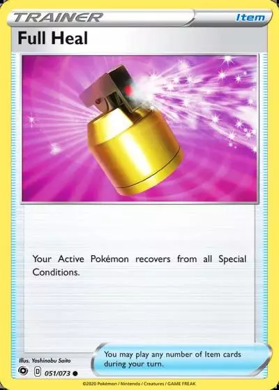 Full Heal 51/73 Champion's Path Pokemon card