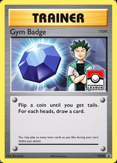 Gym Badge XY203/211 XY Black Star Promos Pokemon card