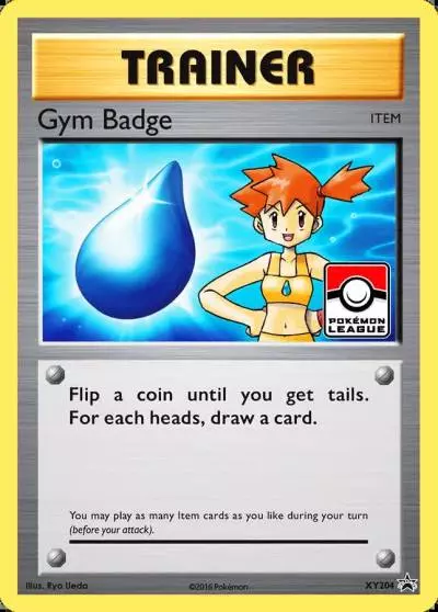 Gym Badge XY204/211 XY Black Star Promos Pokemon card