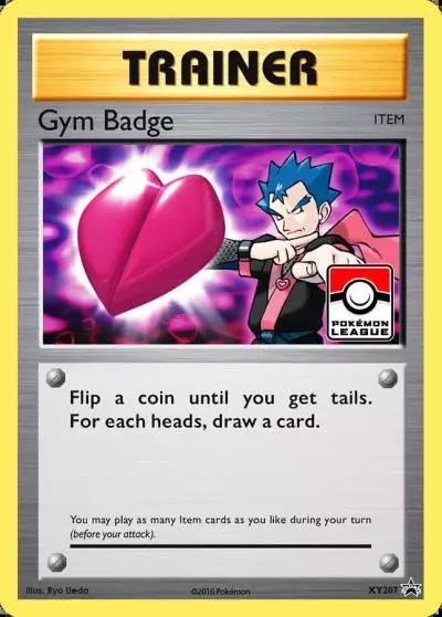 Gym Badge XY207/211 XY Black Star Promos Pokemon card