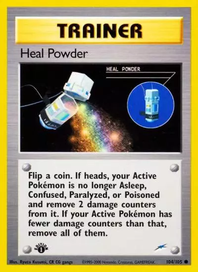 Heal Powder 104/105 Neo Destiny Pokemon card