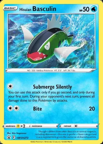 Hisuian Basculin SWSH273/307 SWSH Black Star Promos Pokemon card