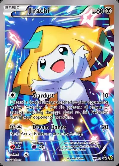 Jirachi XY67a/211 XY Black Star Promos Pokemon card