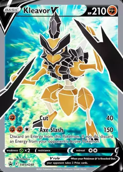 Kleavor V SWSH248/307 SWSH Black Star Promos Pokemon card