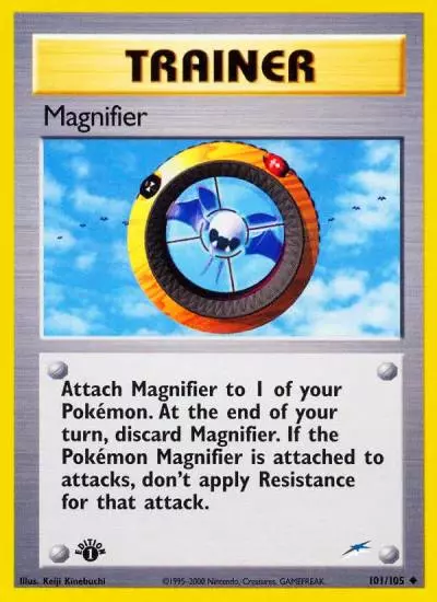 Magnifier 101/105 Neo Destiny Pokemon card