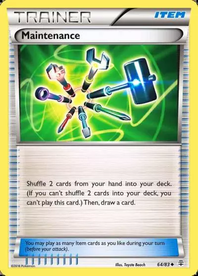 Maintenance 64/83 Generations Pokemon card