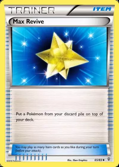 Max Revive 65/83 Generations Pokemon card