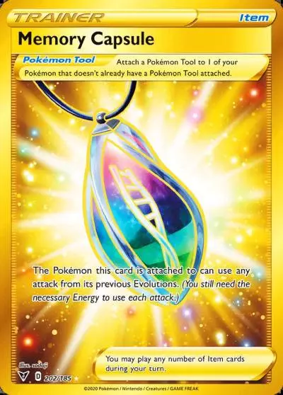 Memory Capsule 202/185 Vivid Voltage Pokemon card