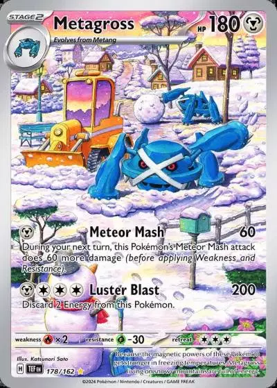 Metagross 178/162 Temporal Forces Pokemon card