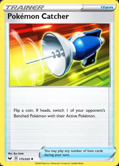 Pokémon Catcher 175/202 Sword & Shield Pokemon card