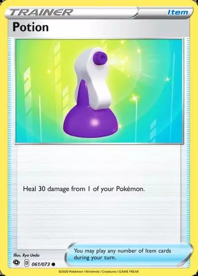 Potion 61/73 Champion's Path Pokemon card