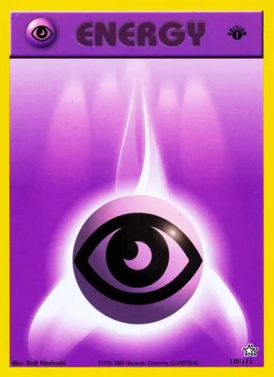 Psychic Energy 110/111 Neo Genesis Pokemon card