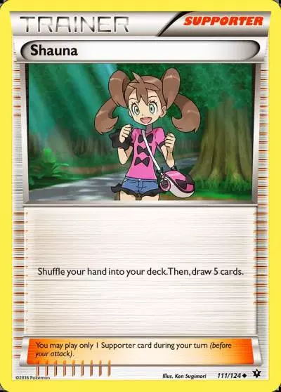 Shauna 111/124 Fates Collide Pokemon card
