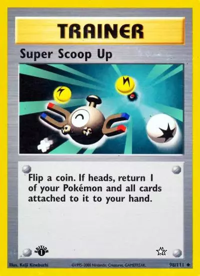 Super Scoop Up 98/111 Neo Genesis Pokemon card