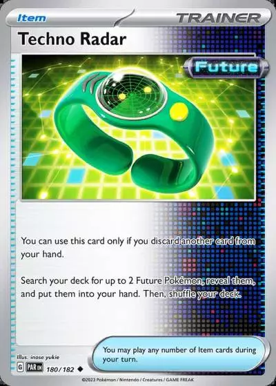 Techno Radar 180/182 Paradox Rift Pokemon card