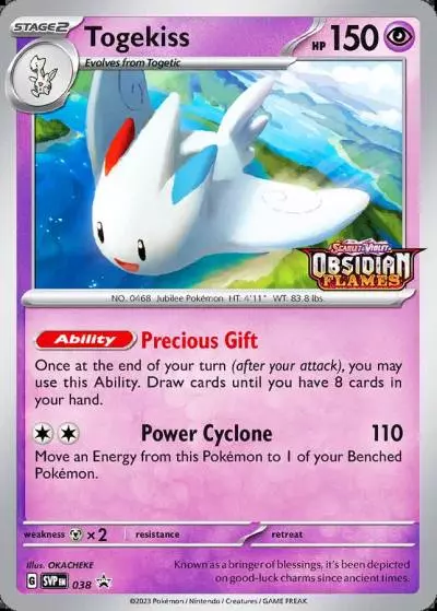 Togekiss 38/165 Scarlet & Violet Black Star Promos Pokemon card