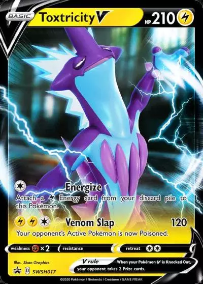 Toxtricity V SWSH017/307 SWSH Black Star Promos Pokemon card
