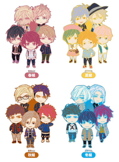 A3! Nendoroid Plus Unit Rubber Straps (Spring Troupe / Summer Troupe / Autumn Troupe / Winter Troupe)