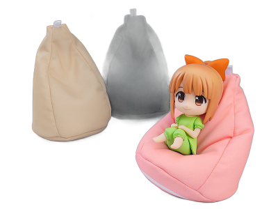 Nendoroid Bean Bag Chair: Beige/Gray/Pink