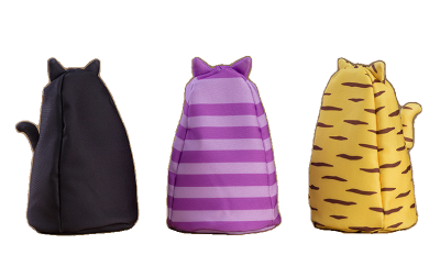 Nendoroid More Bean Bag Chair: Cheshire Cat/Black Cat/Tiger
