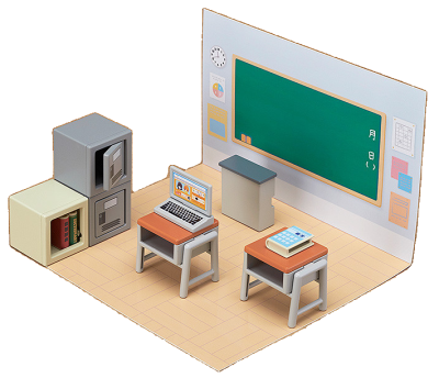 Nendoroid More: CUBE 01 Classroom Set