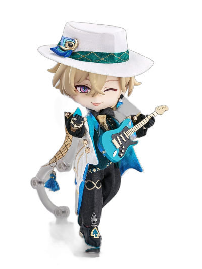 Nendoroid Doll Aventurine: Star Rail Live Ver. + Nendoroid Doll Outfit Set: Aventurine - Pajamas Ver.