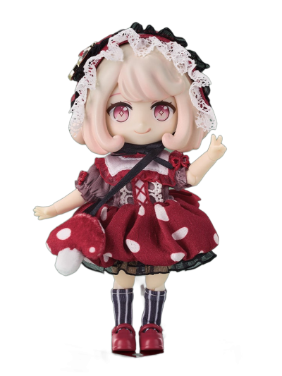 Nendoroid Doll Outfit Set: Mushroom - Girl (Red/Pink)