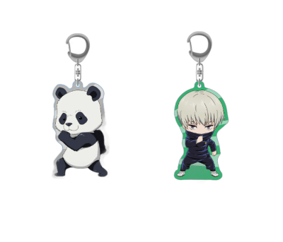 Jujutsu Kaisen Nendoroid Plus Acrylic Keychain (Panda/Toge Inumaki)