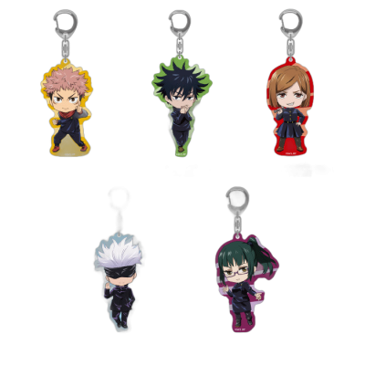 Jujutsu Kaisen Nendoroid Plus Acrylic Keychains (Yuji Itadori/Megumi Fushiguro/Nobara Kugisaki/Satoru Gojo/Maki Zenin)