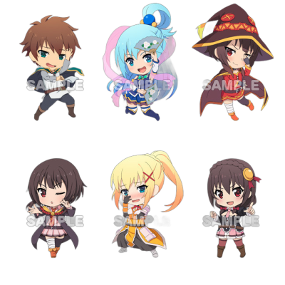 KONO SUBARASHII SEKAI NI SYUKUFUKU WO! LEGEND OF CRIMSON Nendoroid Plus Collectible Keychains
