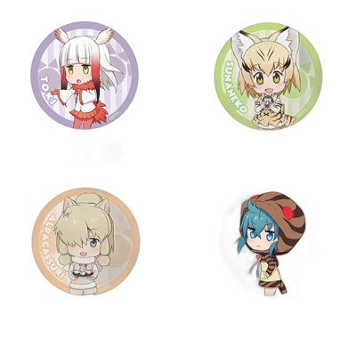 Kemono Friends Nendoroid Plus Badge Set: Mountain & Desert Area