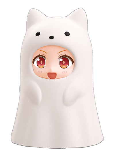 Nendoroid More Kigurumi Face Parts Case (Ghost Cat: White/Ghost Cat: Black)