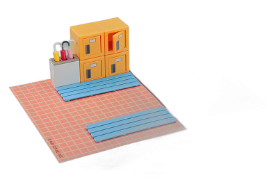 Nendoroid More: CUBE 02 Shoe Locker Set