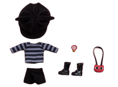 Nendoroid Doll Outfit Set: Cat-Themed Outfit (Gray/Purple)