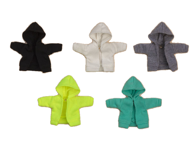 Nendoroid Doll Outfit Set: Hoodie (Black/White/Gray/Yellow/Mint)