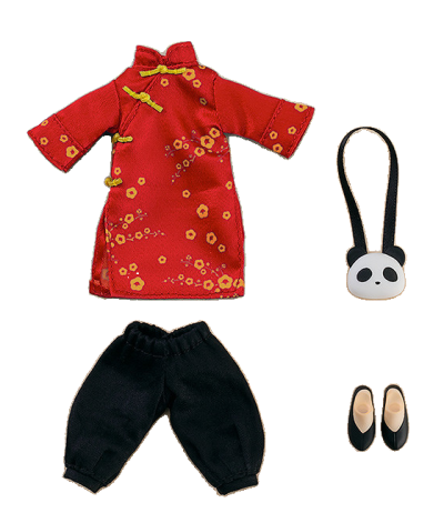 Nendoroid Doll Outfit Set: Long Length Chinese Outfit (Red/Blue)