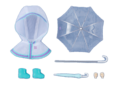 Nendoroid Doll: Outfit Set (Rain Poncho - White)