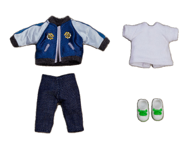 Nendoroid Doll: Outfit Set (Souvenir Jacket - Blue/Black/Pink)